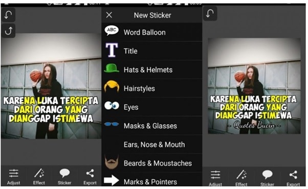 Cara Membuat Quote Di Foto Dengan Menggunakan Picsay Android