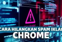 Cara menghilangkan iklan di Google Chrome di Android