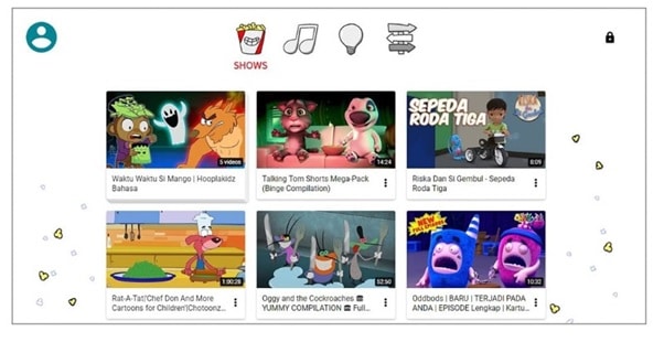 akses Youtube Kids di laptop
