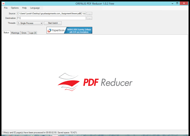 cara kompres PDF