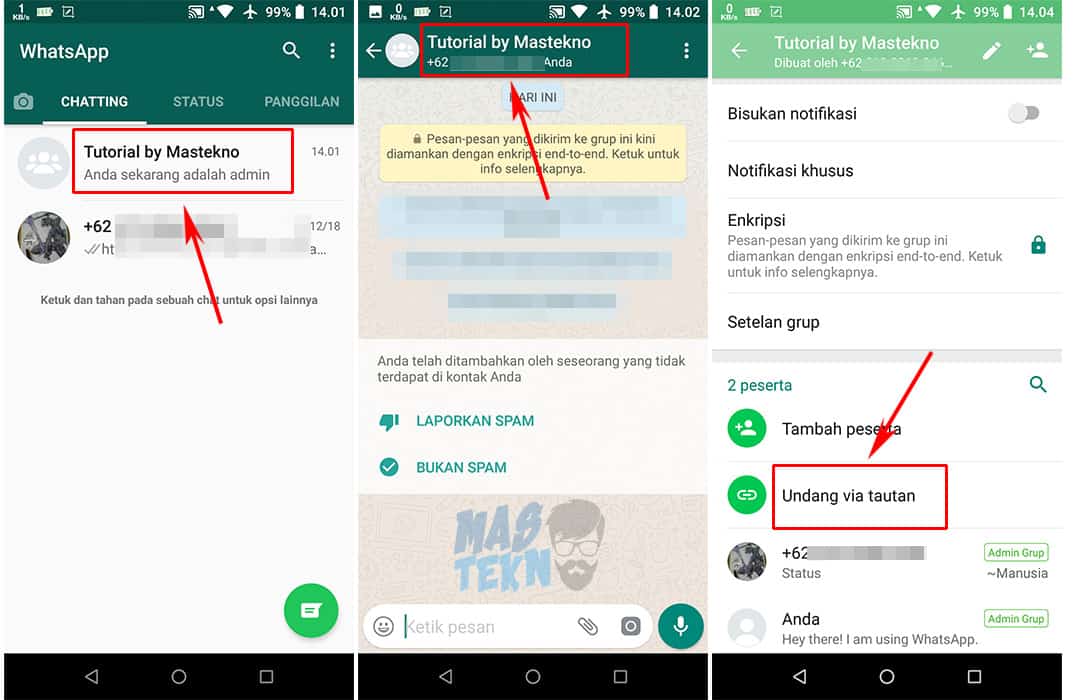 Cara Menemukan Grup Whatsapp dan Membuat Link Grup Sendiri - ArenaPonsel.com