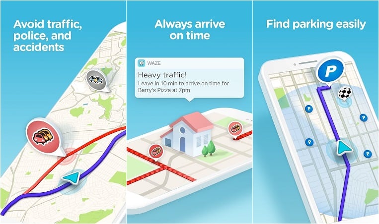 cara setting Waze di Gojek