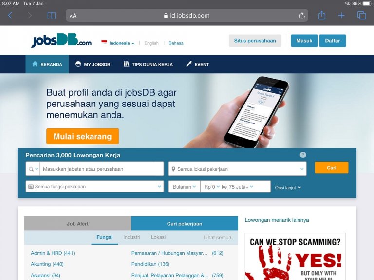 Daftar Website Lowongan Kerja Terpercaya, Ada Aplikasinya Juga