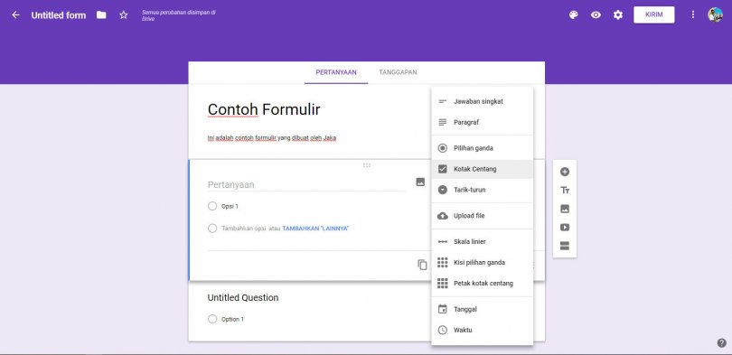 Tutorial Cara Membuat Google Form Untuk Mengisi Kuisioner Dengan Mudah ...