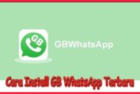 cara install gb whatsapp terbaru