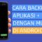 cara backup data hp android online dan offline tanpa root