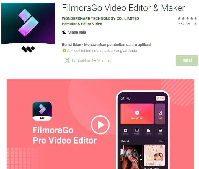 FilmoraGo Video Editor Maker