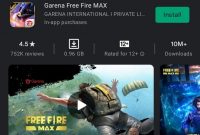 cara mendownload free fire max