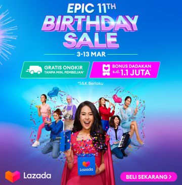 Lazada epic Birthday