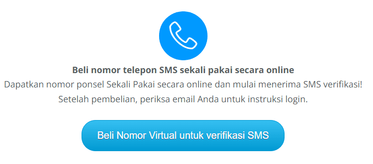 Nomor Telepon Sementara